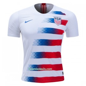 Camisolas de Futebol Estados Unidos Equipamento Principal 2018 Manga Curta